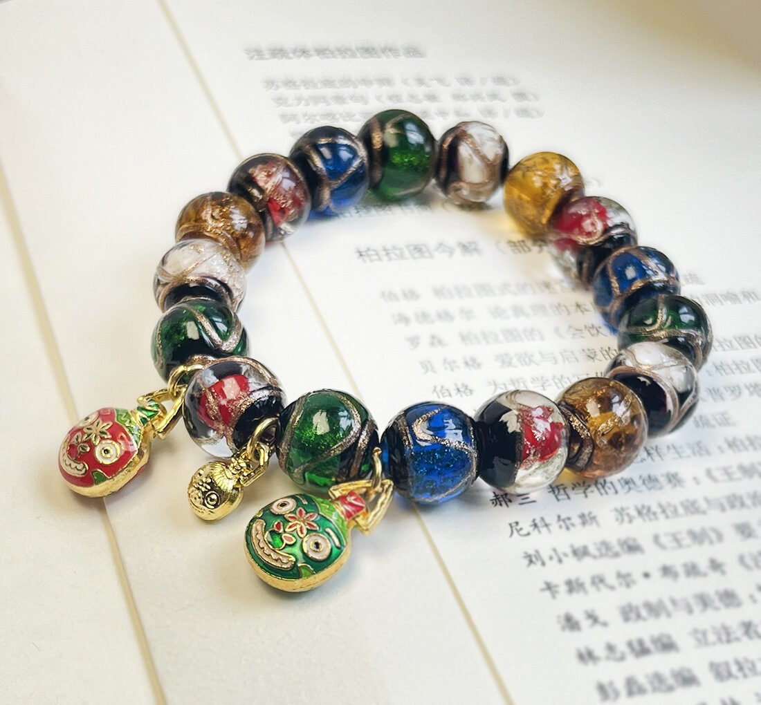 Incense ash glazed bracelet - 图片 6