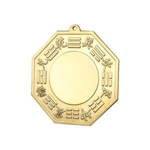 Pure brass Tai Chi golden Bagua mirror