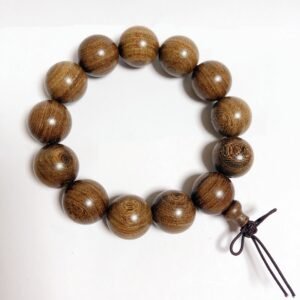 Golden Sandalwood Buddhist Bead Bracelet